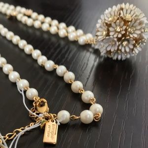Kate Spade 22” long Flowerball necklace